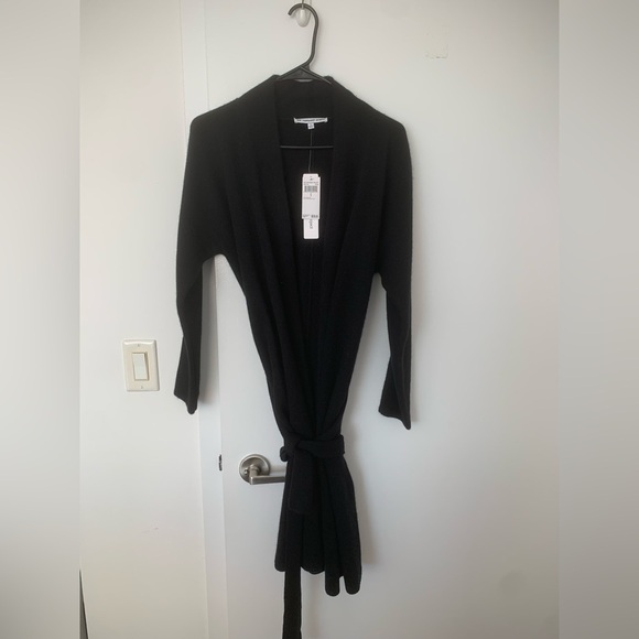 The Cashmere Project 100% cashmere Dolman short luxe robe NWT - Picture 3 of 6